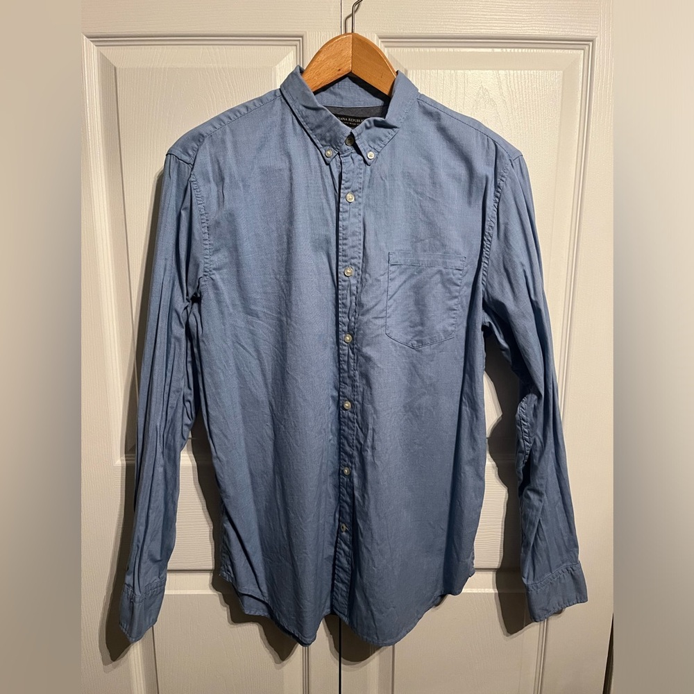 Banana Republic Camden Fit L Long Sleeve button up
